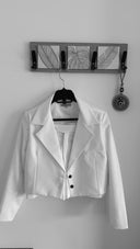 Ref. 102 Suit - Blazer corto y Short línea A – Hueso
