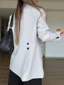 Blazer Intention - Gris perla