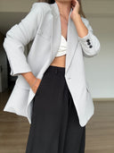 Blazer Intention - Gris perla