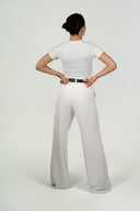 Ref.113: Set - Básica Estilo Body Manga corta Y Pantalón 1 prense – Hueso