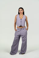 Ref.110: Suit  Blazer, Pantalón y Chaleco – Lila