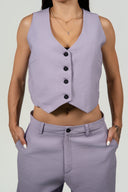 Ref.110: Suit  Blazer, Pantalón y Chaleco – Lila