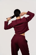 Ref.111-1: Blazer Corto Elegante – Vinotinto