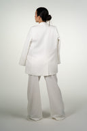 Ref.112-1: Blazer Elegante Cruzado – Hueso