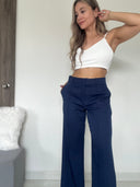 Ref. 067-3: Pantalón recto semiceñido – Azul oscuro