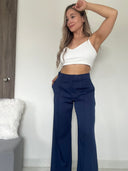 Ref. 067-3: Pantalón recto semiceñido – Azul oscuro