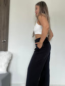 Ref. 067-3: Pantalón recto semiceñido – Negro