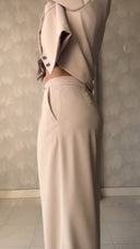 Ref. 074: Suit - Blazer corto y Pantalón recto – nude