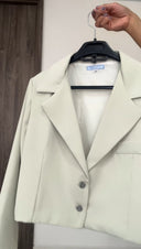 Ref. 074-1: Blazer corto – verde manzana