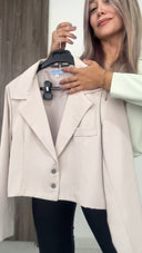 Ref. 074-1: Blazer corto – nude