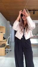 Ref. 074-2: Pantalón recto ancho – Negro