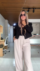 Ref. 074-2: Pantalón recto ancho – Nude