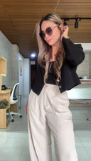 Ref. 074-2: Pantalón recto ancho – Nude