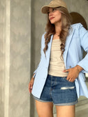 Ref.077- 4: Blazer Semioversize – azul bebé