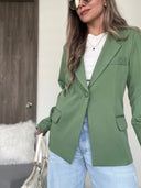 Ref. 067-2: Blazer elegante semiceñido – verde