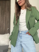 Ref. 067-2: Blazer elegante semiceñido – verde