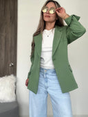Ref. 067-2: Blazer elegante semiceñido – verde