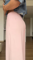 Ref. 085-3: Pantalón clásico recto sin prenses – Palo de rosa