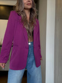 Ref.099-1: Blazer Elegante- Magenta
