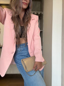 Ref.099-1: Blazer Elegante- Palo de Rosa