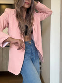 Ref.099-1: Blazer Elegante- Palo de Rosa