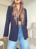 Ref.099-1: Blazer Elegante- Azul Oscuro