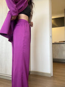 Ref.099: Suit - Blazer Elegante y pantalón clásico recto- Magenta