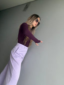 Ref.099-2: Pantalón Clásico Recto - Lila