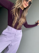 Ref.099-2: Pantalón Clásico Recto - Lila