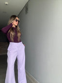 Ref.099-2: Pantalón Clásico Recto - Lila