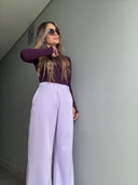 Ref.099-2: Pantalón Clásico Recto - Lila