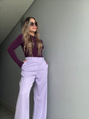 Ref.099-2: Pantalón Clásico Recto - Lila
