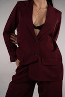 Ref.115: Traje Vioka Rojo Vino