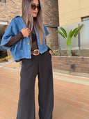 Set Air & Bliss - Azul Denim y Negro