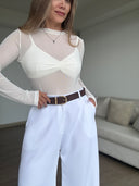 Set Body Marfil - Croptop gift