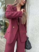 Suit Merit - Burgundy