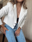 Ref. 102-2: Blazer corto – Hueso